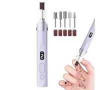 Ungueale Elettrica Apparecchio Ricaricabile Silenzioso Con Luce LED | Kit Trapano Unghie Elettrico Per Casa Viaggio Salon Piede Unghie Dei Piedi Cuticole Donne Uomini