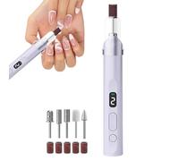Ungueale Elettrica | Attrezzo Per Manicure Ricaricabile Silenzioso Con Luce LED - Kit Per Trapano,Per Cura Delle Unghie Di Piedi E Mani A Casa E In Viaggio Uomini Donne
