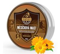 Unguento alla calendula per cavalli - per ferite a guarigione lenta, eczema, ammorbidire cicatrici ostinate, ustioni, prodotto naturale alla cera d'api - 100 ml