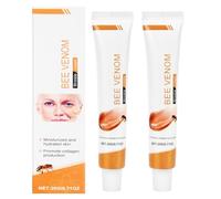 Unguento antirughe, antirughe, 2 pezzi, veleno d'api antirughe, crema idratante per viso e collo, crema idratante per la pelle, per tutti i tipi di pelle