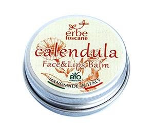 Unguento BIO CALENDULA - Ottimo per Viso e Labbra, Mani Screpolate e Pelle Secca - Puro Concentrato e Naturale - Prodotto a mano in Toscana (10 ML)