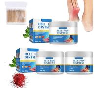 Unguento per il dolore al tallone, crema ad azione rapida per alleviare il dolore al tallone in caso di piedi secchi e screpolati, adatta a tutti i tipi di pelle (3pcs)