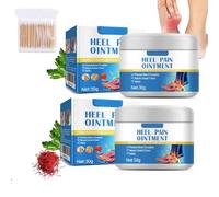 Unguento per il dolore al tallone, crema ad azione rapida per alleviare il dolore al tallone in caso di piedi secchi e screpolati, adatta a tutti i tipi di pelle (2pcs)