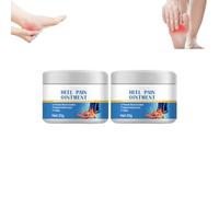 Unguento per il dolore al tallone - Crema comfort per i talloni - Crema intensiva per i piedi per talloni secchi e screpolati, Balsamo idratante per lenire il fastidio dell'arco plantare (2 scatole)