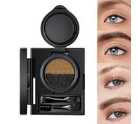 Unguento Per Sopracciglia | Maschera Per Sopracciglia A Due Colori | Crema Eyeliner Per Occhi E Sopracciglia Con Sigillo, Polvere Per Sopracciglia Resistente All'Acqua Con Pennello A Doppia Punta Per