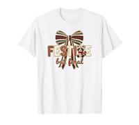 Unhinged Festive ma Selvaggio Procione Carino Divertente Accogliente Vacanza Maglietta