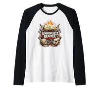 Unhinged Reader, Amante dei Libri dell'orrore, Dark Gothic Maglia con Maniche Raglan