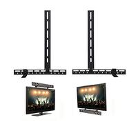 UNHO Staffa per soundbar sotto la TV, supporto universale per soundbar sopra o sotto la TV adatta a tutti i televisori