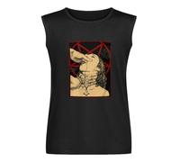Unholy Nun Naughty Sexy Choke Me Satan T-Shirt Sleeveless Vest Tank Tops Undershirt Black S