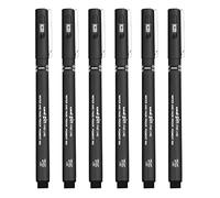 Uni Ball - 12 pennarellini a punta 0,2 mm, per disegno tecnico, colore: nero