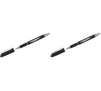 Uni-Ball 145421 - Penna roller Jetstream SX-210, 0,5 mm, rosso (Confezione da 2)