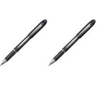 Uni-Ball 145499 - Penna roller Jetstream SX-210, 0,5 mm, nero (Confezione da 2)