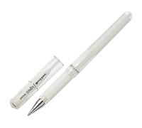 uni-ball 146801 - Signo UM-153 penna roller in gel, larga, 1,0 mm, bianca, 1 pezzo