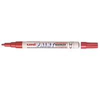 uni-ball 182126 - Pennarello Uni Paint PX-21, punta tonda, 1 - 1,5 mm, sottile, rosso, 1 pezzo