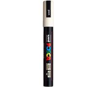 uni-ball 182503 - Marcatore POSCA con punta tonda medio-fine, avorio