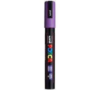 Marcatore a base d'acqua Uni Posca PC5M - punta tonda media da 1,8mm a 2,5mm - viola - Uni Mitsubishi