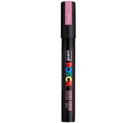 uni-ball 182589 - Marcatore POSCA con punta tonda medio-fine, rosa metallizzato
