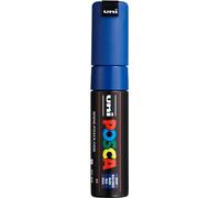 uni-ball 182651 - Marcatore POSCA con punta larga a cuneo, PC-8K, blu, 1 pezzo