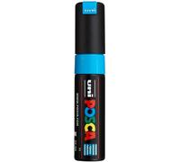 Uni-Ball 182679 - Marcatore POSCA con punta larga a cuneo, neon | Pennarelli con punta a cuneo da 8 mm per quasi tutte le superfici