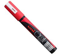 Uni-Ball 186221 - Marcatore a finestra e a gesso UNI CHALK PWE-5M, 1,8 - 2,5 mm, punta tonda, bianco