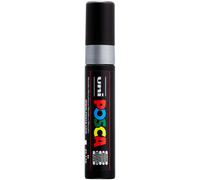 Uni-Ball 186382 - POSCA PC17K marker met extra grote rechthoekige punt, zilver,