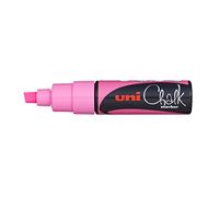Uni-Ball ChalkGlass PWE-8K evidenziatore in gesso Scalpello Rosa 1 pz