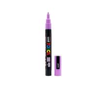uni-ball- Pennarello Uni Posca con Punta fine Rotonda, Spessore Tratto 0,9 - 1,3 mm, Lavanda, Colore Lilla, PC3MLAV