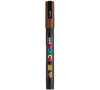uni-ball 186587 - Pennarello POSCA con punta tonda fine, marrone