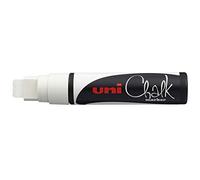uni-ball 186601 - - UNI Chalk PWE 17 K with Chisel Tip - White