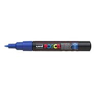 uni-ball 186751 - Pennarello POSCA con punta tonda extrafine, blu scuro