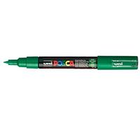 uni-ball 186763 - Marcatore POSCA con punta tonda extrafine, verde scuro
