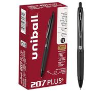 uni-ball 207PLUS+ Gel, 0,7 mm, nero, OS Dozzina