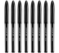 Uni-Ball Aria Micro 0.5mm Fine Penna a Sfera Nero - UBA-188-M - 12+2 Gratis