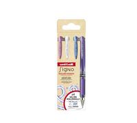 Uni-Ball ASTUCCIO Rollerball Inchiostro Gel Signo Broad UM-153 4P SET NO2 1,0mm Colori Assortiti