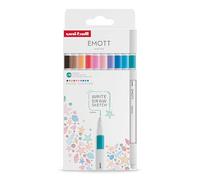 Uni-Ball Astuccio segnalibri EMOTT SET COLORI PASTEL 10 pz