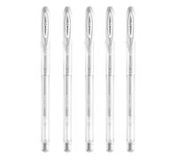 Uni-Ball Bianco Inchiostro Penne Gel UM-120AC - Confezione Di 5