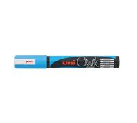 Uni-Ball ChalkGlass PWE-5M evidenziatore in gesso Azzurro 1 pz