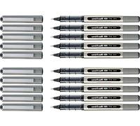 Uni-ball Eye - UB-157 a Sfera Penne - 0.7mm Punta - Black Ink - Confezione Di