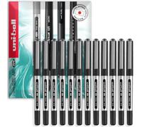 uni-ball Eye Micro UB-150E - Penna roller gel, 0,5 mm, confezione da 12 | Liscio, con tappo, resistente all'acqua, resistente allo sbiadimento, asciugatura rapida
