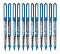 uni-ball Eye Ocean Care UB-150ROP - Penna roller blu con punta a sfera da 0,5 mm, per scrittura, disegno, arte, artigianato e colorazione, confezione da 12