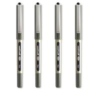 uni-ball EYE UB-157 - Penna a sfera con punta da 0,7 mm, confezione da 4, colore: nero