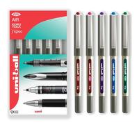 uni-ball EYE UB-157 - Penna a sfera con punta da 0,7 mm, in confezione regalo (confezione da 5, campione)