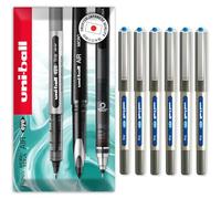 uni-ball EYE UB-157 - Penna roller, punta 0,7 mm, confezione da 6, colore: azzurro