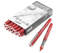 Uni-Ball Eye UB-157D Design Liquido Inchiostro Penna a Sfera - 0.7mm - Red - 12+