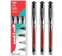 uni-ball Gel Impact Broad UM-153S - Penne a sfera con punta da 1,0 mm, in confezione regalo, colore: rosso