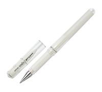 Uni Ball Signo Pen UM-153 - Set di 3 penne a sfera con punta larga 1 mm, tratto 0,65 mm, con impugnatura in gomma (Bianco)