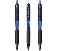 Uni-Ball Jetstream SXN-101-7N - Penna roller retrattile, punta da 0,7 mm, inchiostro blu, confezione da 3
