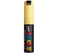 Uni-Ball M PC8K B Marcatore Uni Posca a Tempera, a Scalpello, 8 mm, Giallo Chiaro