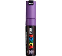 POSCA Uni-BALL - Pennarello a punta larga smussata PC8K, 8 mm, colore: Viola