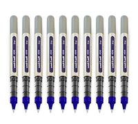 UNI-BALL - Matita Uni Mitsubishi: 10 Uni-Ball Eye fine, UB-10, penna roller con inchiostro liquido blu, punta da 0,7 mm, scrittura media